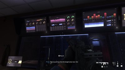 Call of Duty 视频游戏中的 Grafana 仪表板截图