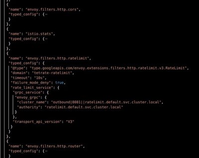 Envoy HTTP 速率限制过滤器