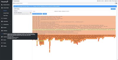 默认访问日志格式的 CPU 剖析火焰图